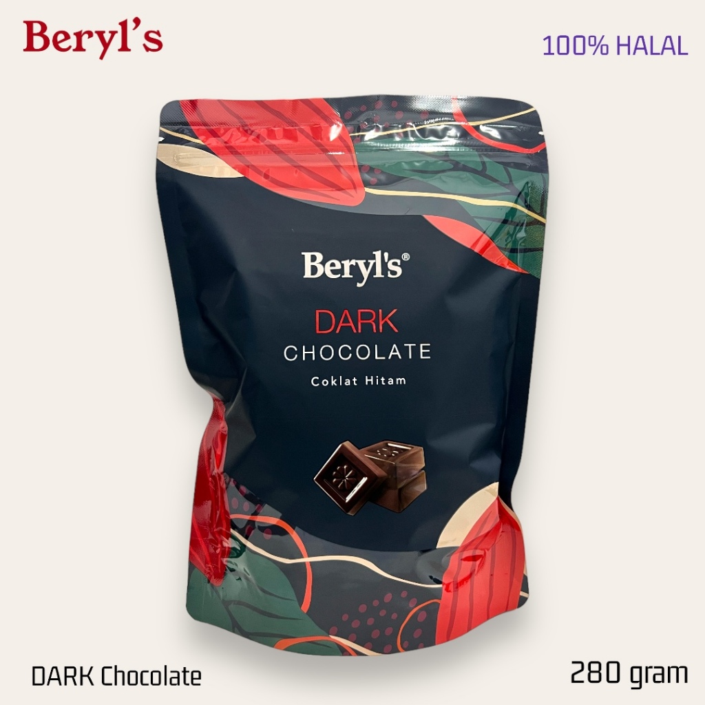 

Coklat Beryl's 280gram 100% HALAL DARK MINT STRAWBERY CHOCOLATE