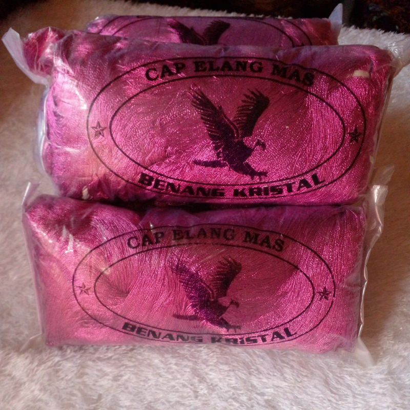 Benang Kristal Songket Elang Mas// MAGENTA