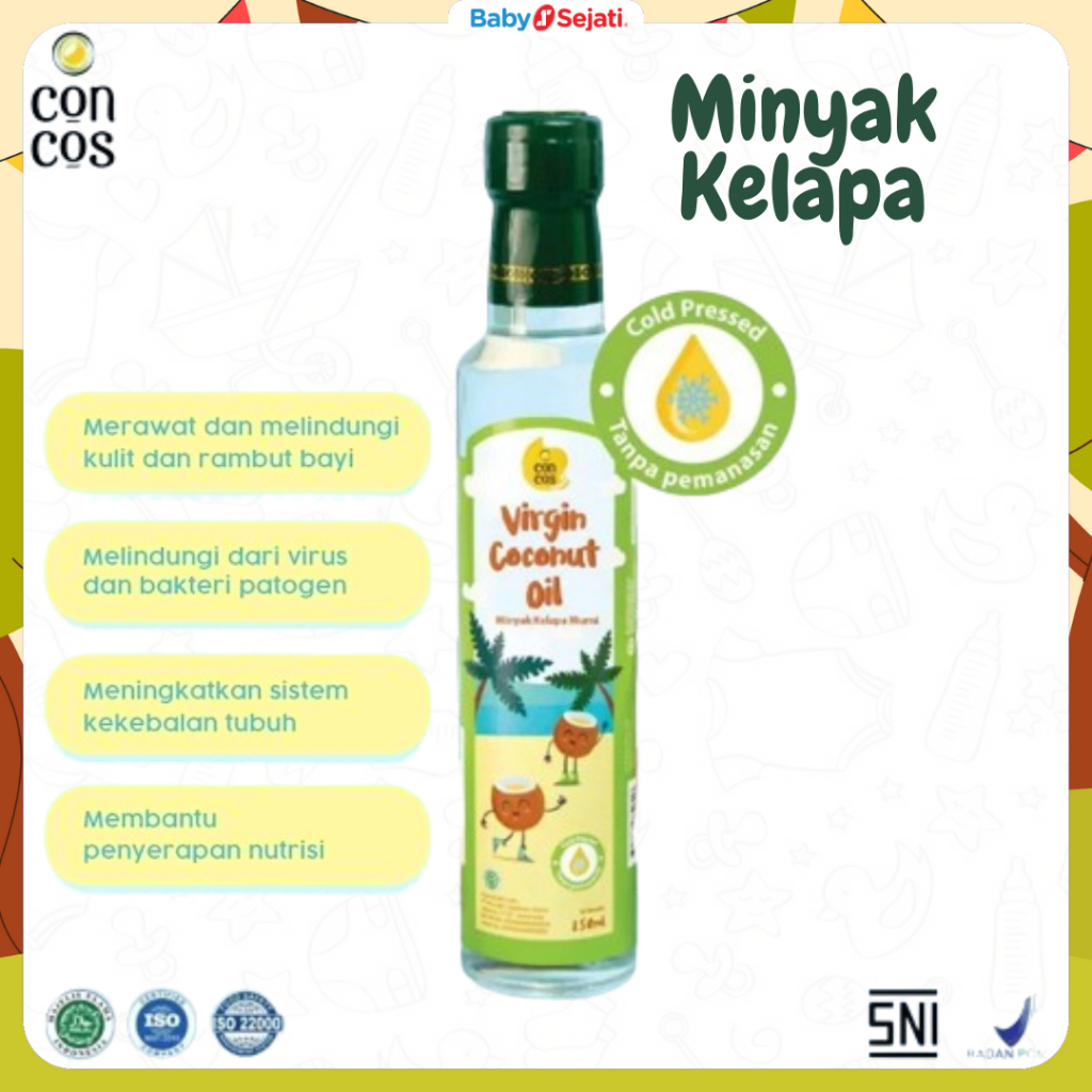 

Concos Minyak Kelapa Murni 100% Virgin Coconut Oil Original MPASI VCO 250ml