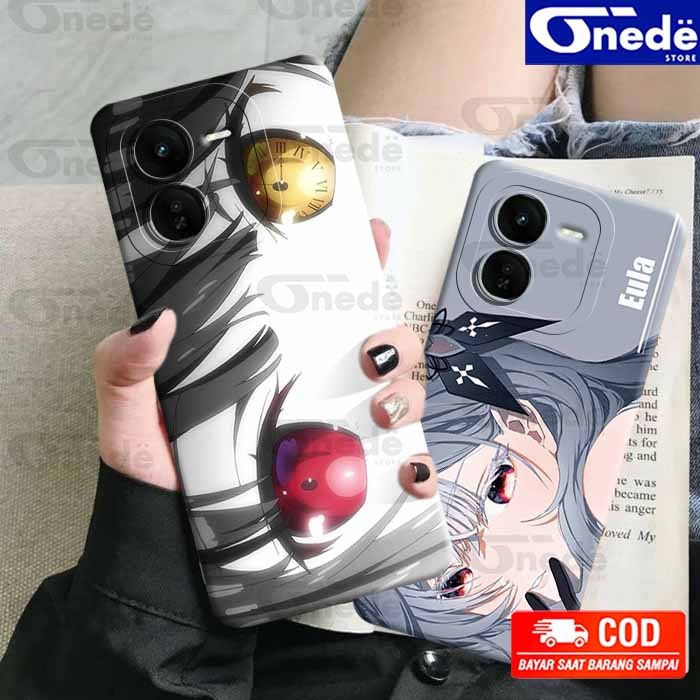 Case For Iqoo Z9x 2024 Terbaru - Casing Iqoo z9x 5g [MOTIF MATA ANIME] Cassing Silikon kesing Softca
