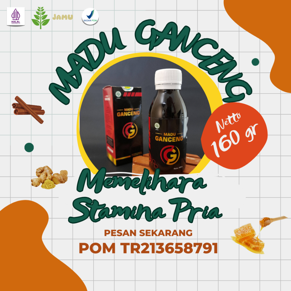 

Madu Ganceng Ukuran 160gr | BIKIN KUAT TAHAN LAMA