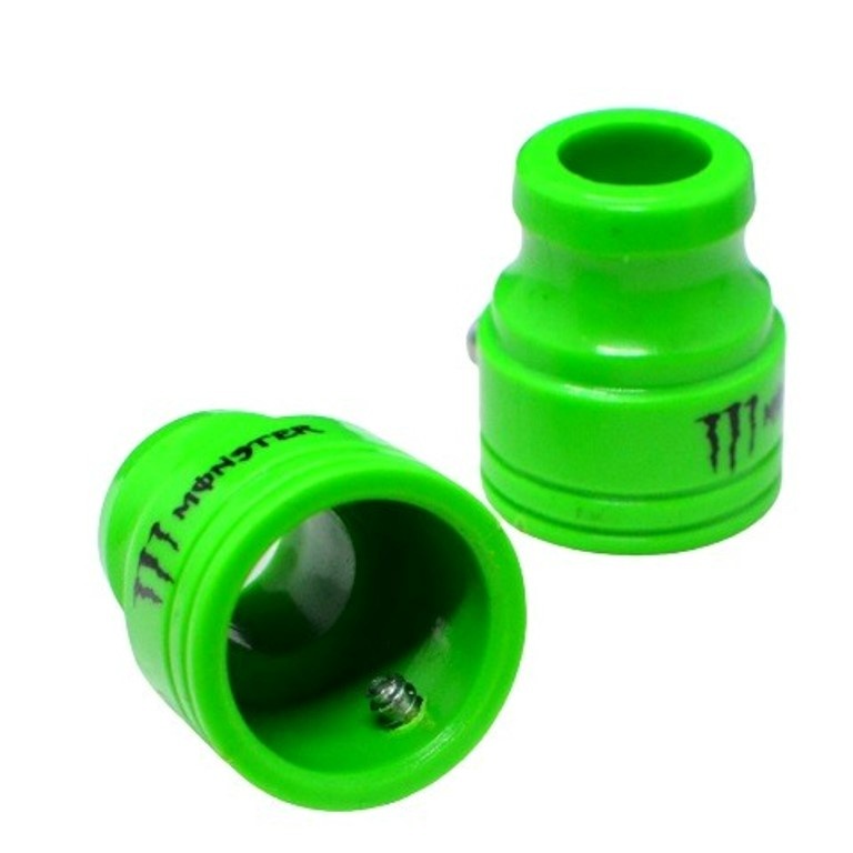 35E MONEL SPION HIJAU SET Monster Hijau Set 2pcs Monel Spion Universal Tutup Baut Variasi Penutup Ba