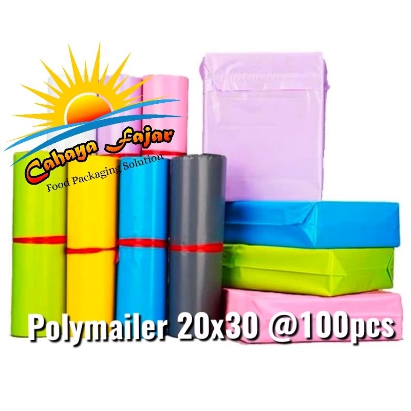 

[Per 100 Lembar] Plastik Packing Online Polymailer 20x30 Banjarmasin