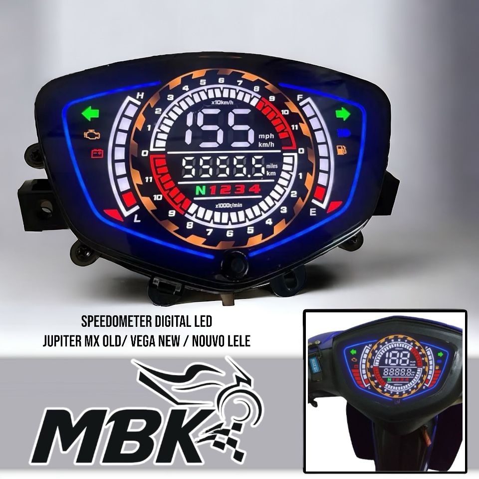 Speedometer Digital LED VEGA NEW / MX OLD / NOUVO LELE