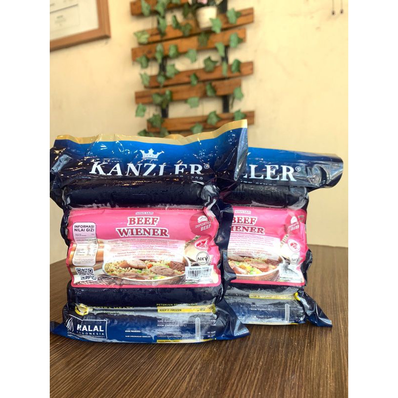

Sosis kanzler beef wiener / sosis sapi beef wiener