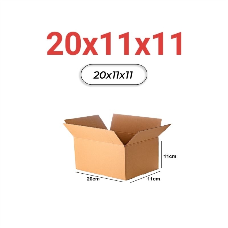 

Kardus Box Polos uk 20x11x11cm Packing Baru