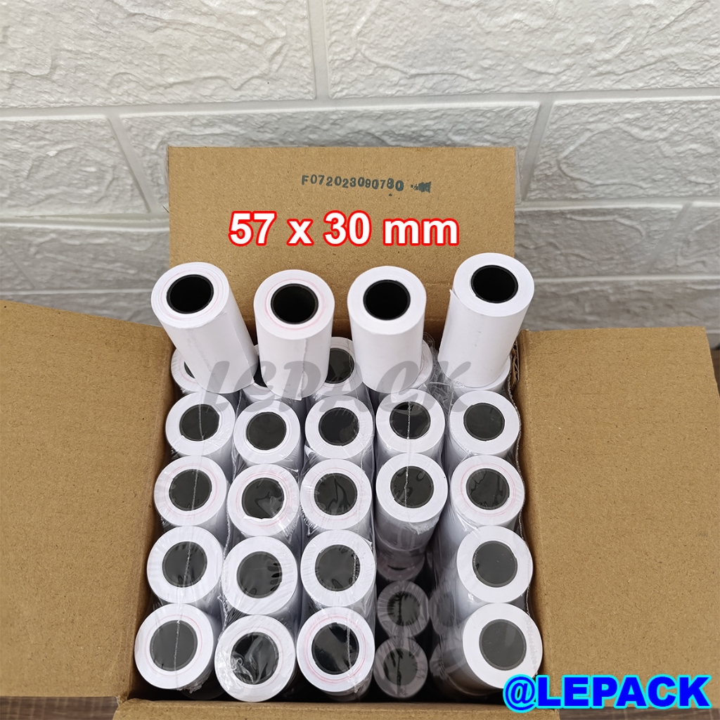 

Kertas Thermal Struk Paper Roll 57x30 (1 DUS)