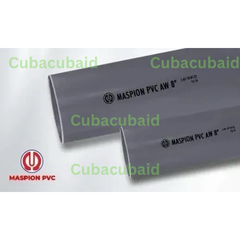 Maspion AW 1  Inch Abu-abu Pipa PVC Air Bersih 4 Meter 1" Paralon Abu-abu