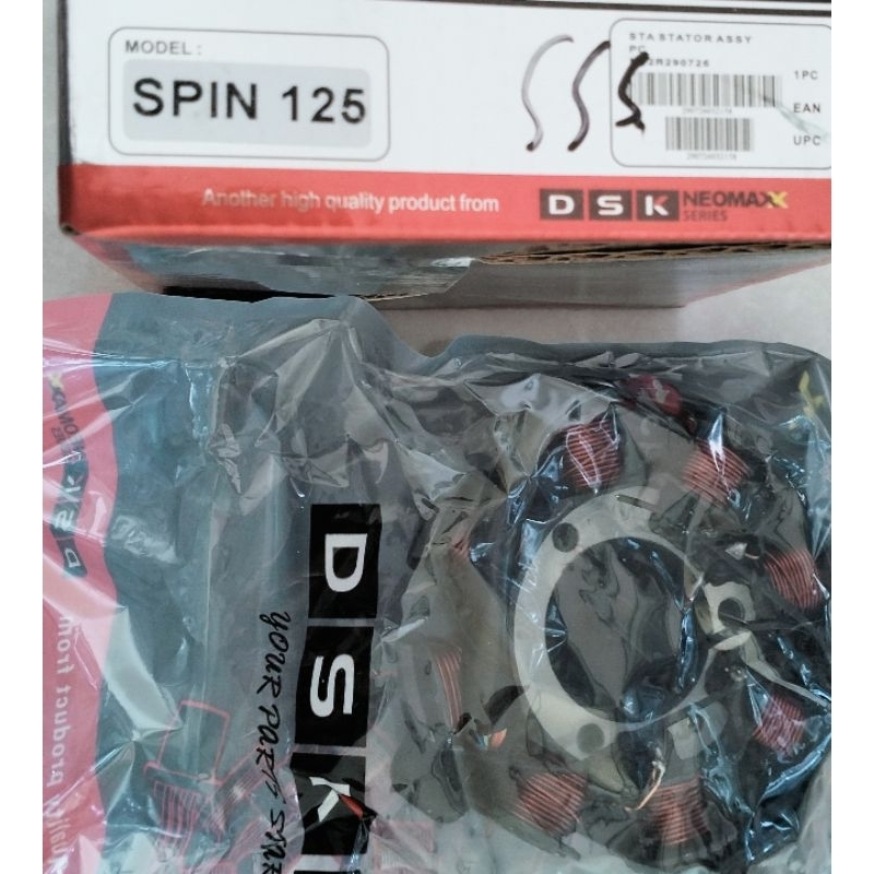 Spul Motor Spin 125 DSK Neomax Series