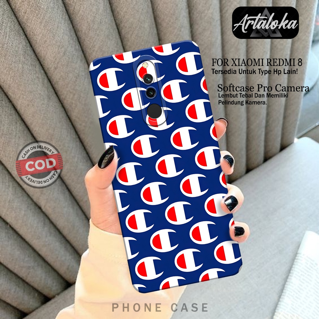 Softcase Hp Xiaomi Redmi 8 Fashion Case Branded Case Xiaomi Redmi 8 Silikon TPU Pro Camera Casing Xi