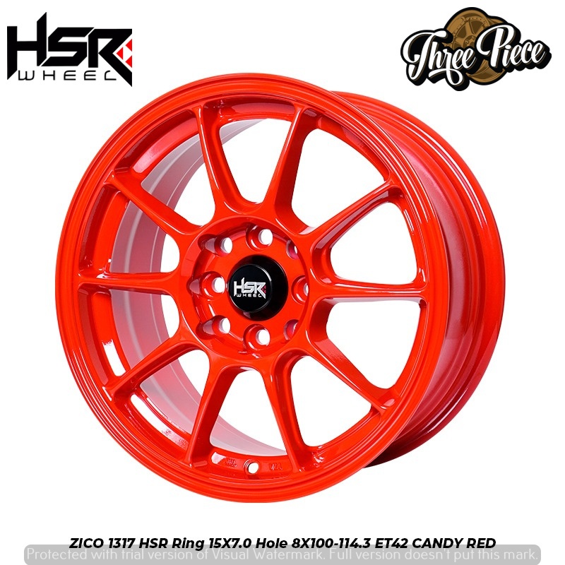 Velg Mobil Racing Ring 15 HSR ZICO untuk Calya Sigra Swift Galant Datsun Xenia  Avanza Dll