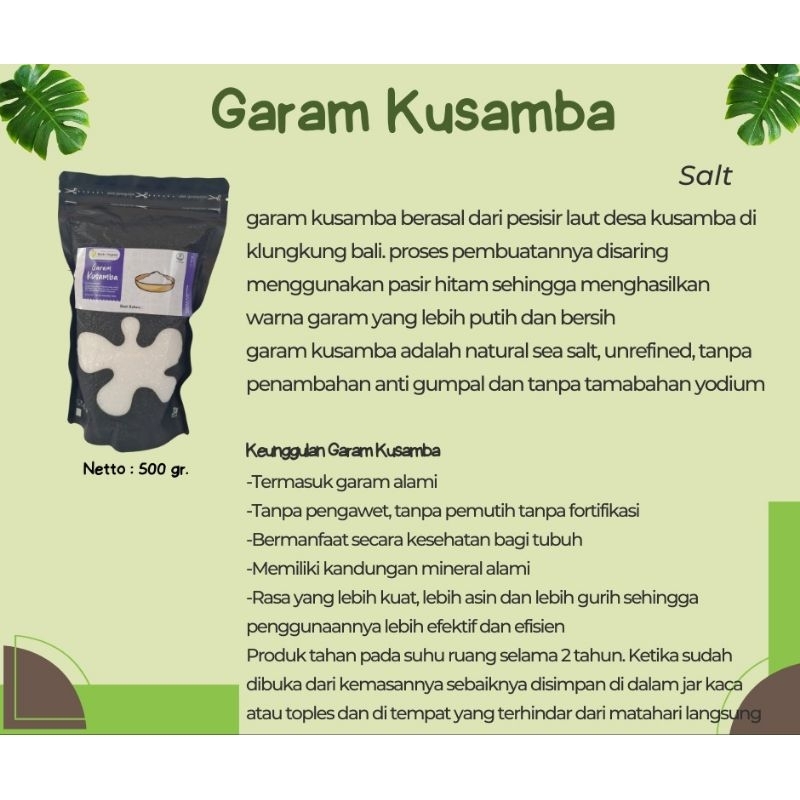 

Garam kusamba Ikarie Organic by dr. Herlin