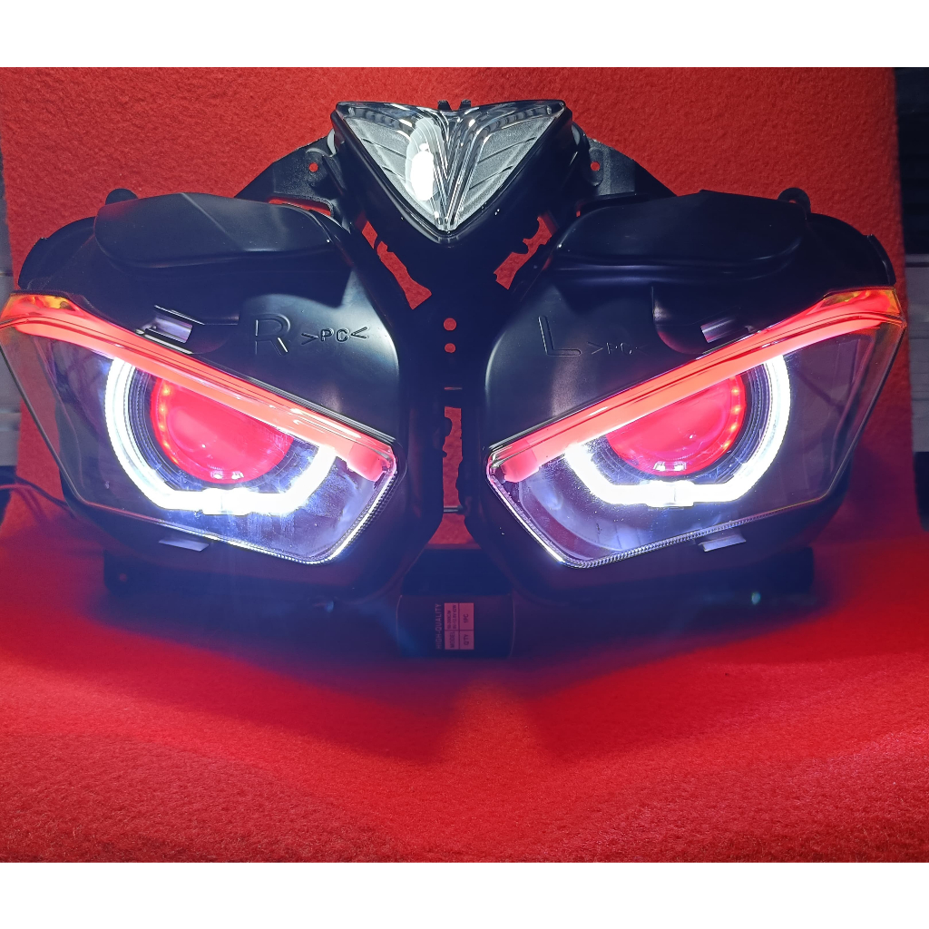 LAMPU BILED YAMAHA R25 PROJIE BILED FULLSET HEADLEMP