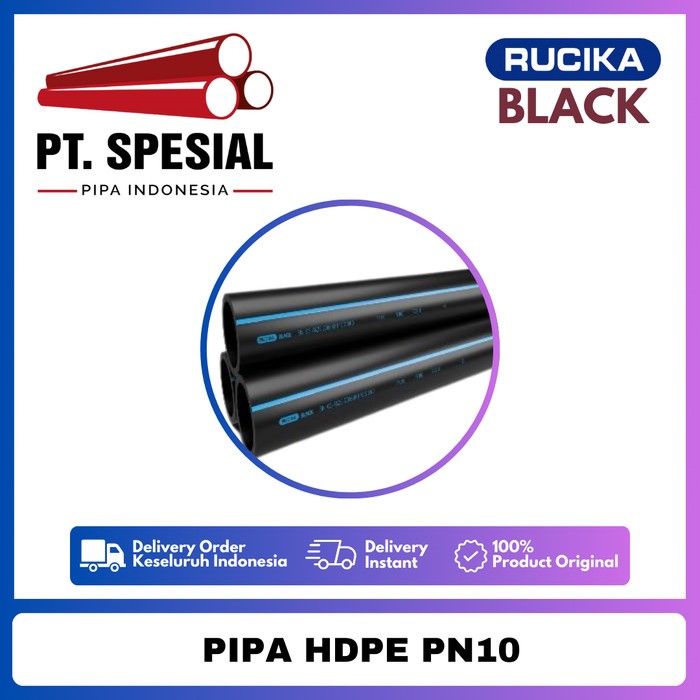 Pipa HDPE PN10 Rucika Roll 6 Meter /DN315 - 12 Pipa HDPE Rucika -03