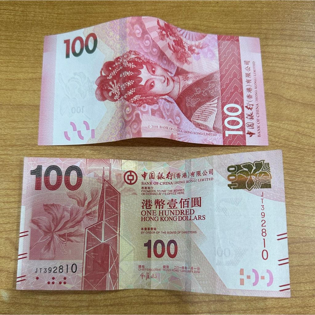 HKD Hongkong Dollar - Nominal 100