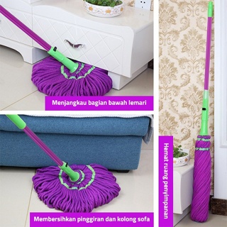 GM Bear Alat Pel Lantai Putar Otomatis 1109 - Magic Twist Mop