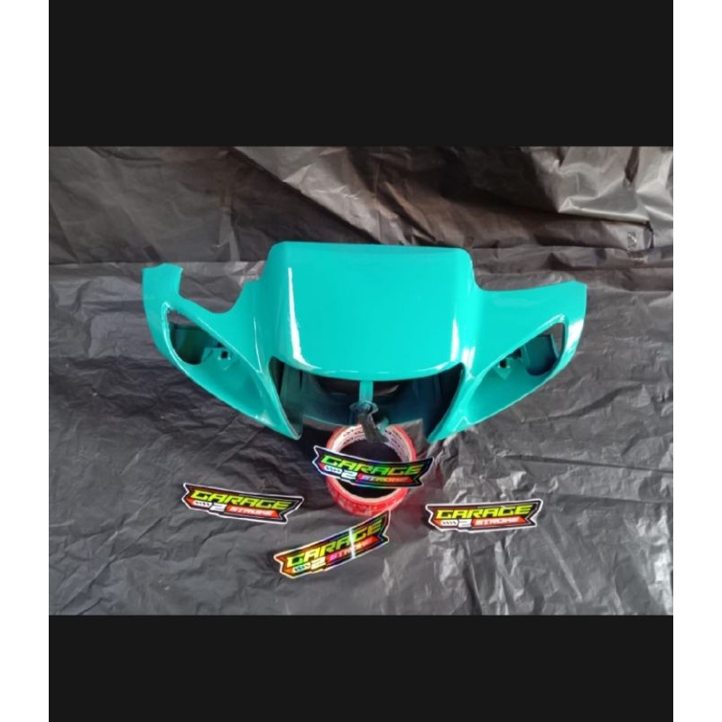 batok kepala depan yamaha fiz r vega r lama warna hijau tosca