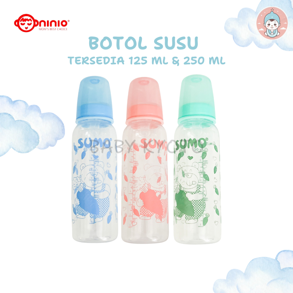 BK Sumo Botol Susu Asi Bayi Newborn Baby Feeding Bottle Nipple Dot Bulat Tempat Minum Anak