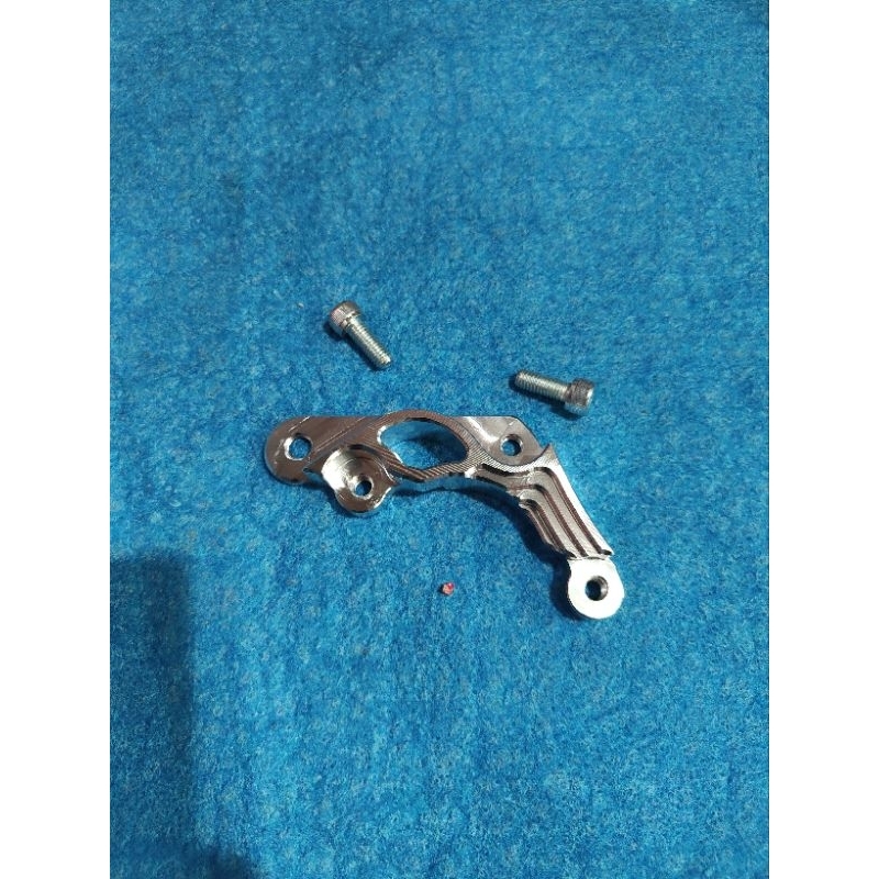 breket kaliper Mio old 5TL ke 2p dan 4p kaliper ktc/Brembo plus baut ke 2piston disc 220 shock stand