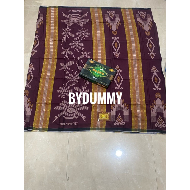 Sarung Abu Rifat premium motif songket warna kombinasi murah grosir obral