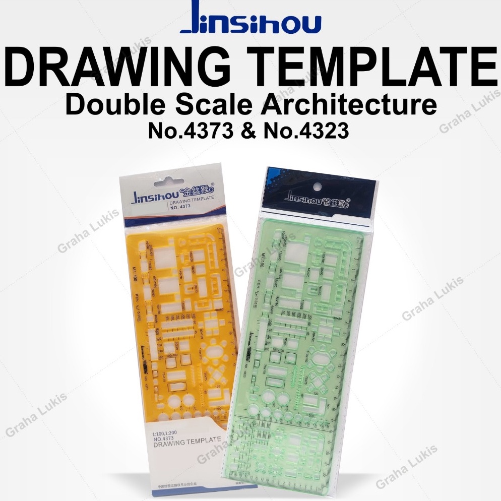 

Penggaris Mal Furniture Interior Template 4373 4323 11 12 KODE Z2L3