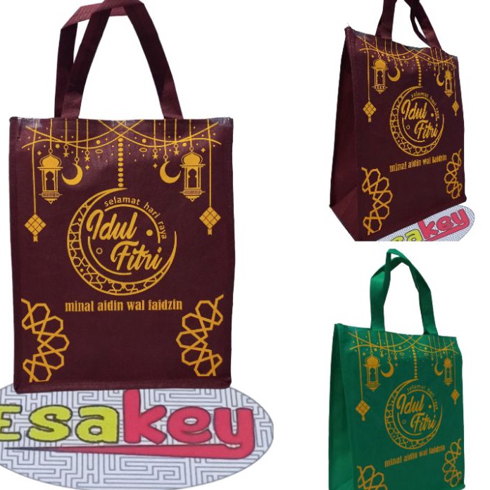 

KF7 Lusinan 12Pcs Tas Hampers Idul Fitri Bahan Tebal Pilih Motif