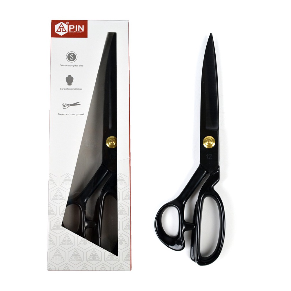 

Gunting Potong Bahan Kain Tailor Scissors Germany Quality PIN No 12 KODE D4V5