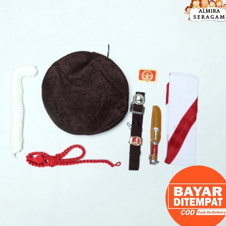 

KODE X93P Alat Perlengkapan Pramuka Cowok Lengkap Sekolah SD