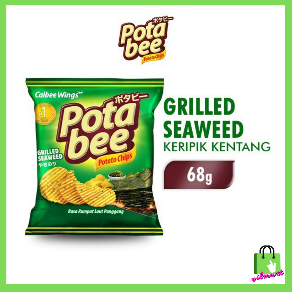 

Potabee Keripik Kentang Grilled Seaweed 68 gr