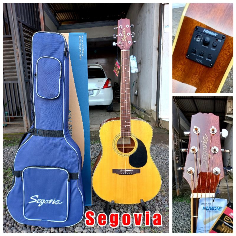 GITAR SEGOVIA D 07 GN AKUSTIK ELEKTRIK ORIGINAL SEGOVIA D07GN