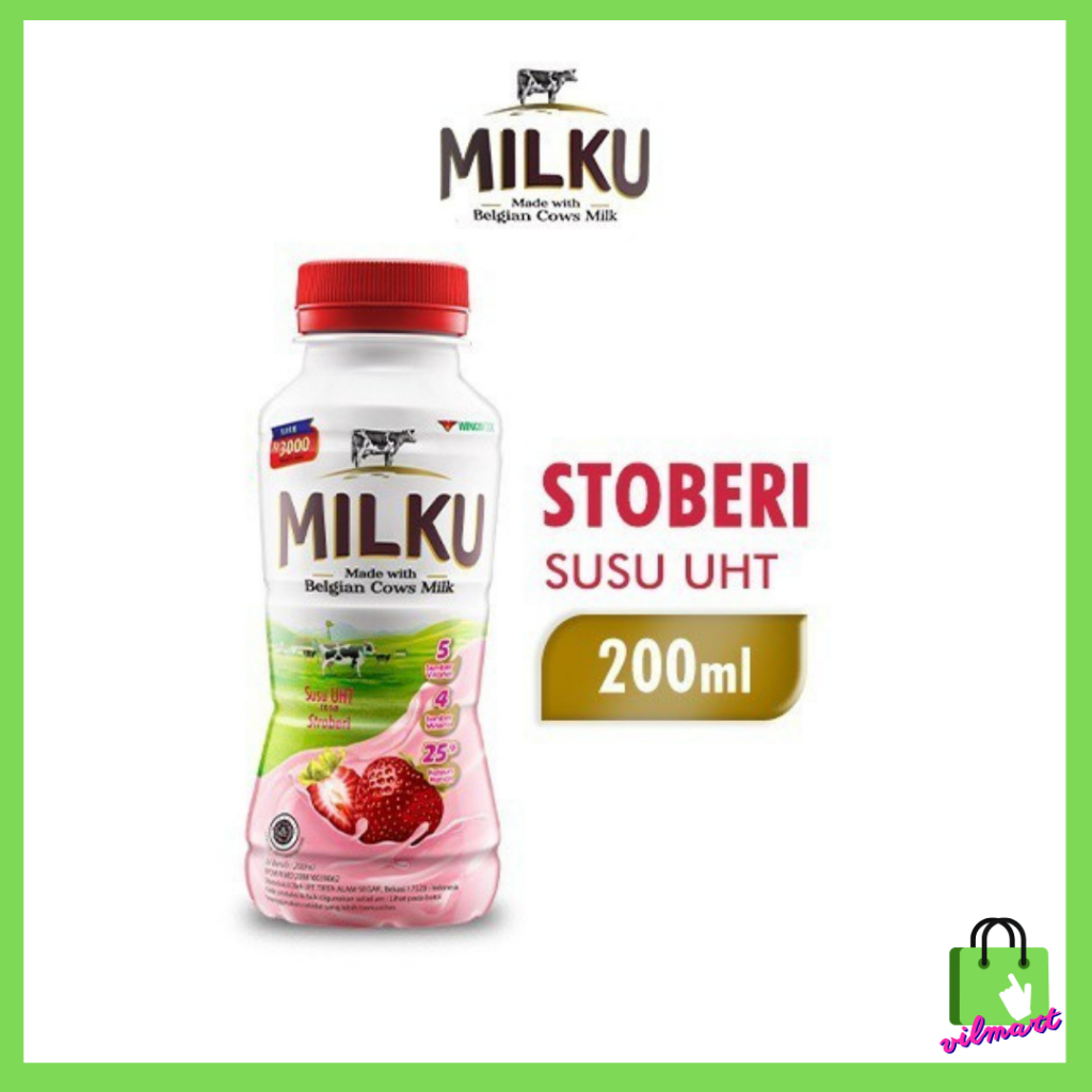 

Milku Susu UHT Stroberi 200 ml