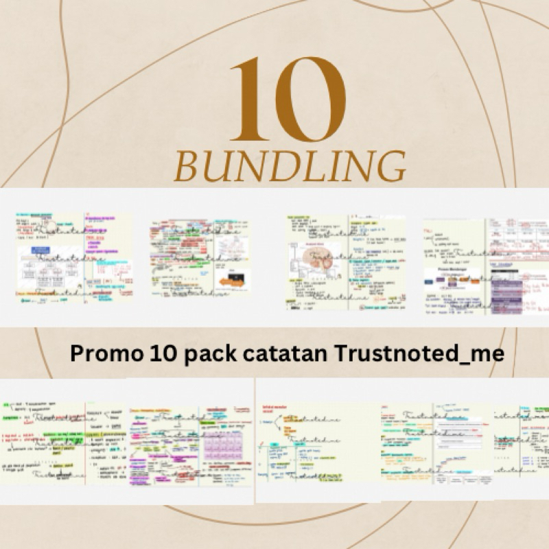 

BUNDLING Rangkuman kedokteran / Mininote / Keyword