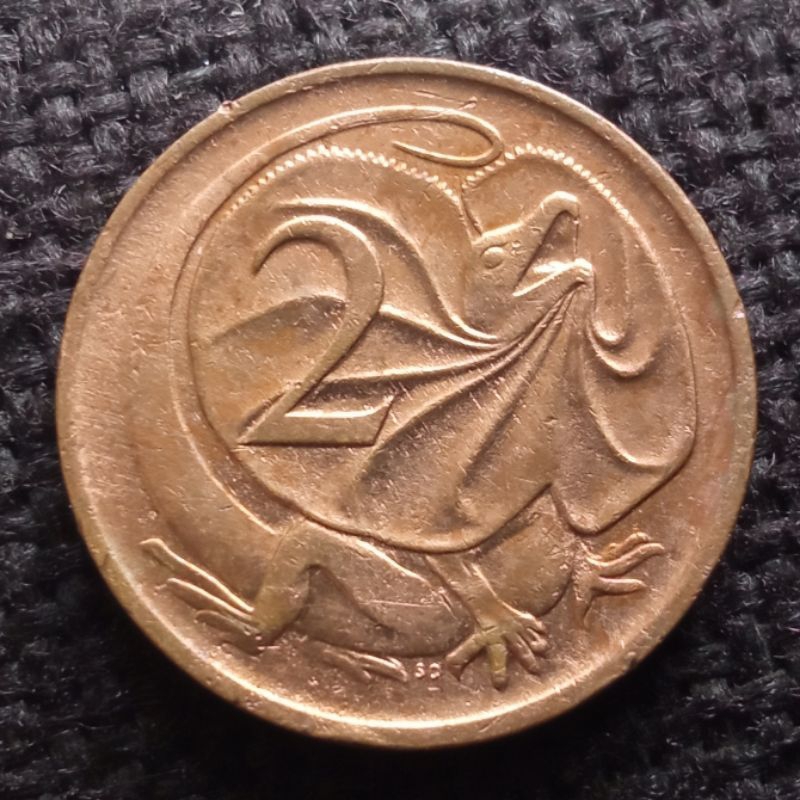 Koin Kuno Australia 2 Cents (tahun acak) | Koin Asing Mancanegara