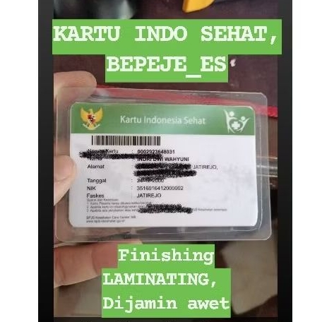 

CETAK KISSS DAN LAMINATING