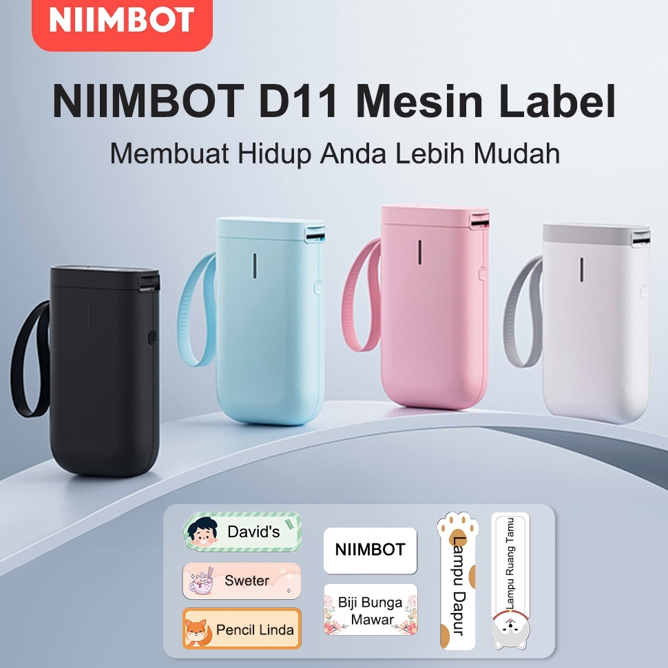 

KODE P98E NIIMBOT D11 D11 Pencetak Label Pintar Portabel dengan Bluetooth Nirkabel Mesin Pembuat Label