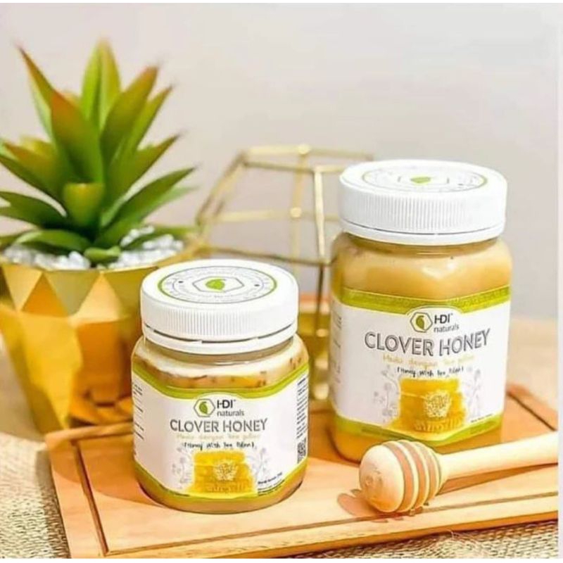 

Madu Terbaik Clover Honey 250Gr 500Gr & 1KG EXP2026 Gratis Sendok KAYU Free Bubble dan BOX