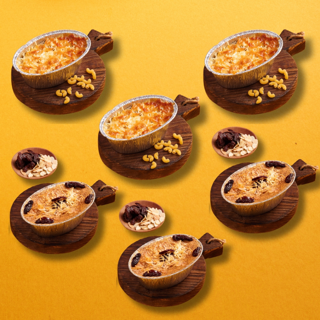 

Combo Wirawiri 6 - Isinya 3 Cup Klapertart & 3 Cup Makaroni Skotel
