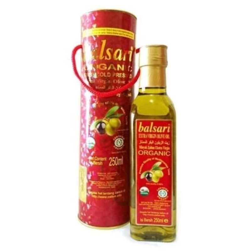 

Minyak Zaitun Extra Virgin Olive Oil Balsari Organic 250ml