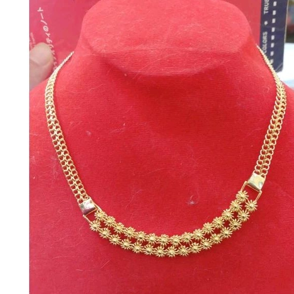 24k kalung pesta emas asli kadar 99,99%
