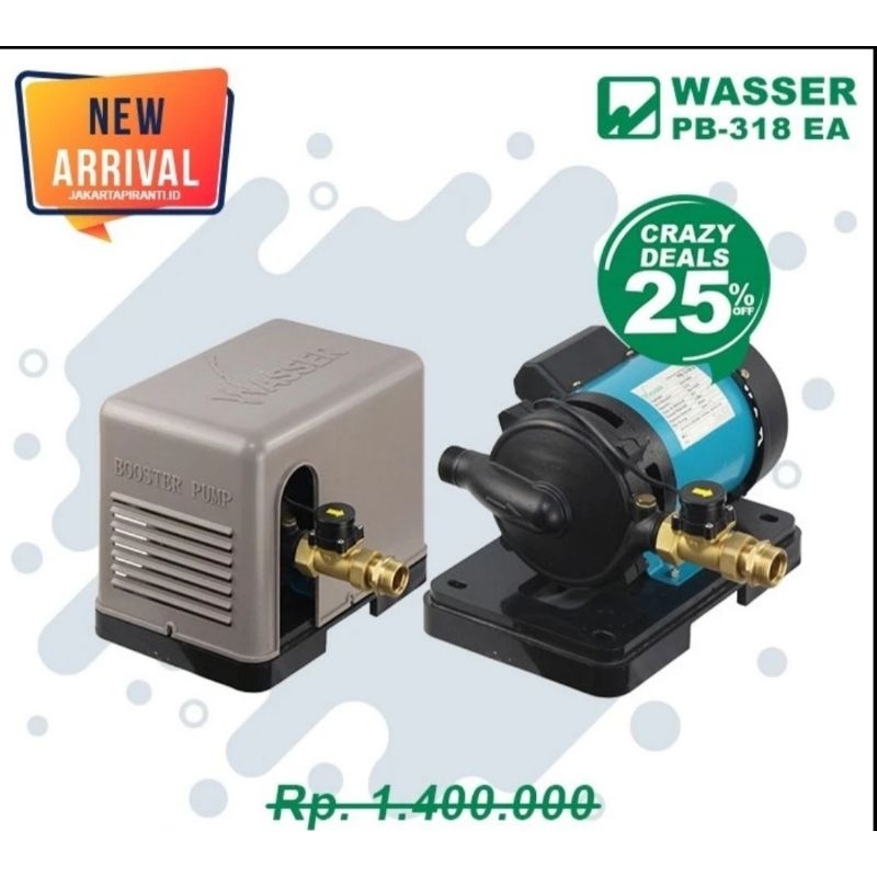 pompa dorong booster pendorong WASSER PB 318 EA PB318EA
