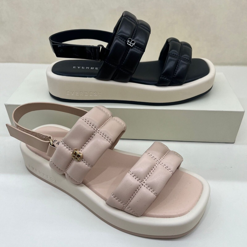 Sandal wanita slip on Everbest original