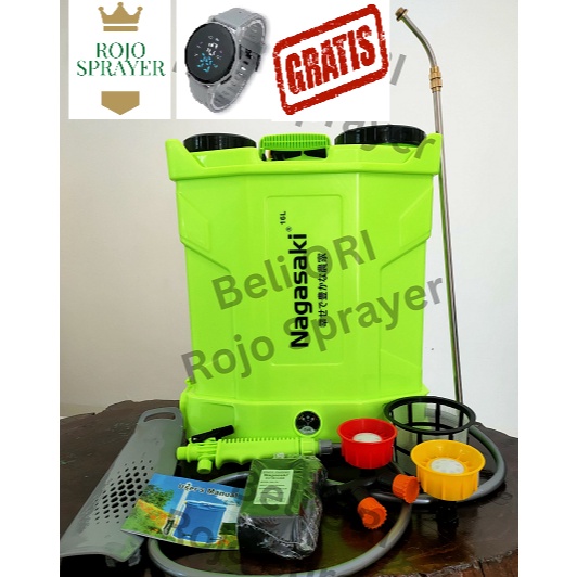 KODE I42A 224225 Sprayer Elektrik Nagasaki 16 Liter ISO Jepang  Tangki Semprot Elektrik Sprayer Disi