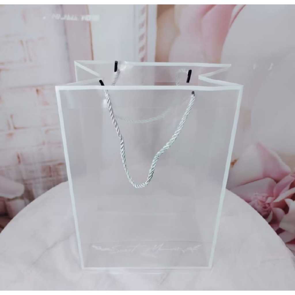 

Goodie Bag Korean | Papperbag Bucket Bunga | Goodie Bag Bening