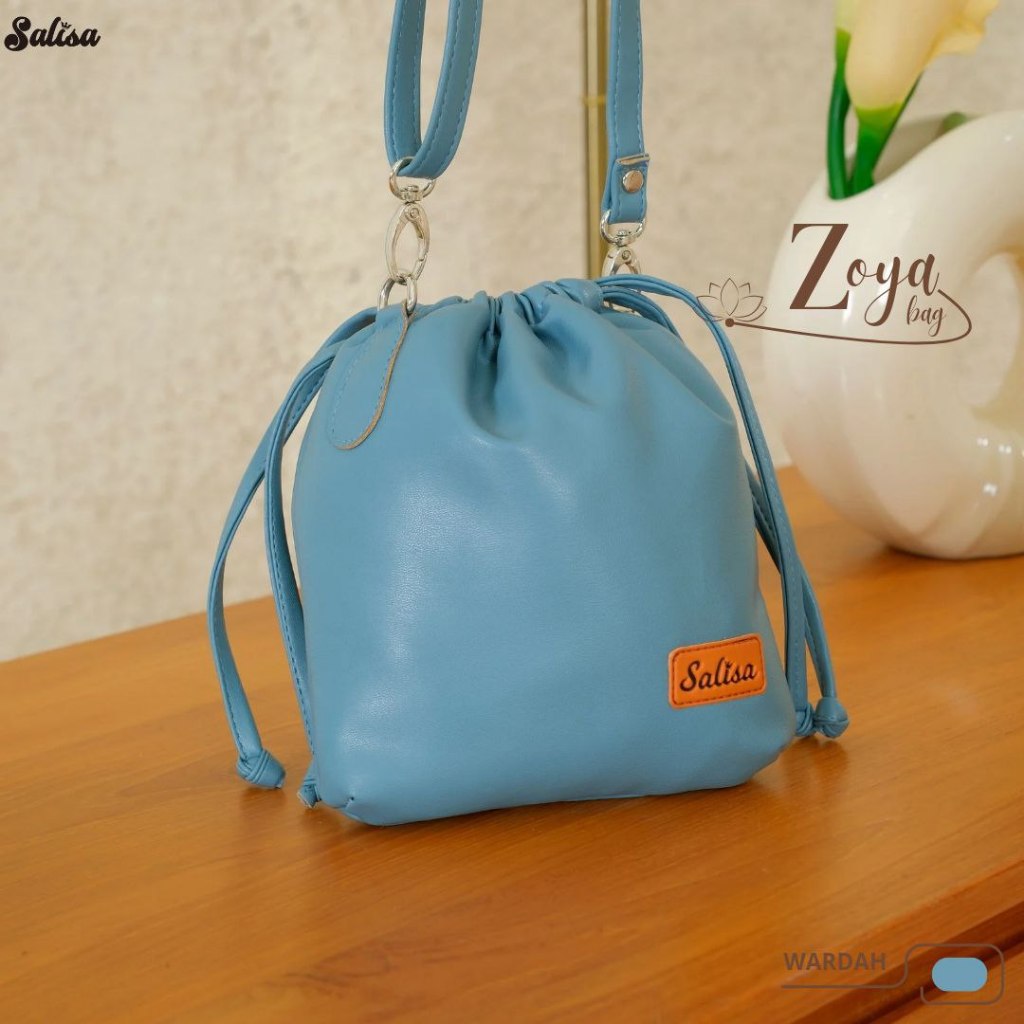 Tuhfah._co-ZOYA SLINGBAG By Gabia tas serut selempang slempang slingbag sling bag mini wanita anti a