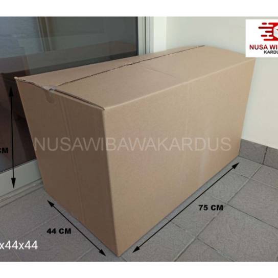 

KI3 Kardus box packing polos 75x44x44cm kotak karton