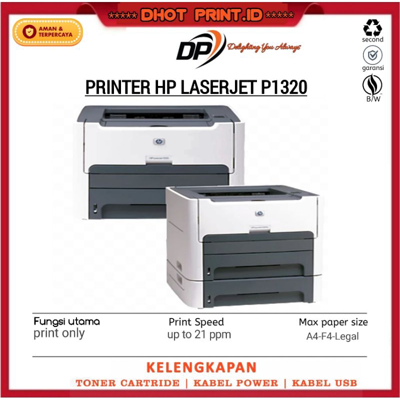 

Printer hp laserjet p1320 second murah