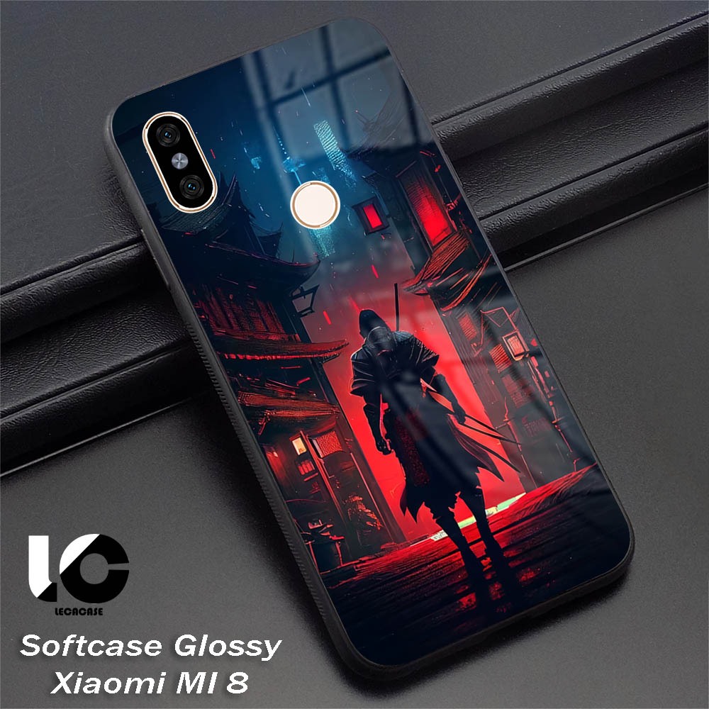 Softcase Glossy Xiaomi MI 8 |LR07| Case Kilau Xiaomi MI8 Kesing Silikon Soft Case HD Quality Leca ca