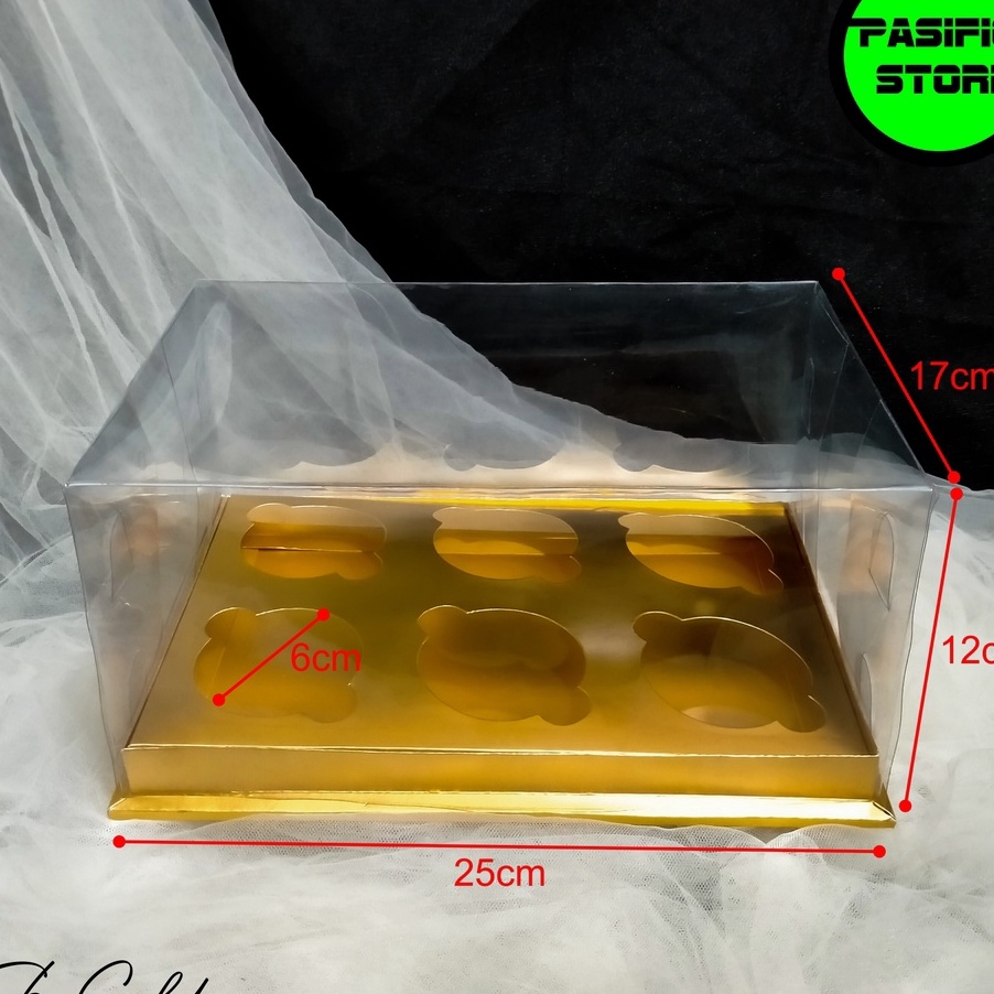 

Mega BOX CUPCAKE MIKA GOLD ISI 6 S6 GOLD