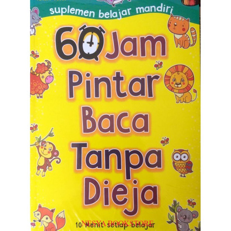 Barang keren Buku 6 Jam Pintar Baca Tanpa Dieja Full Colour ORIGINAL