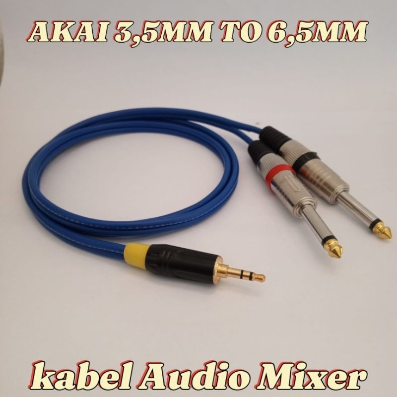 Kabel Aux 3,5 To Akai 6,5 - Kabel Audio Jack Akai Canare Ke Aux _ Kabel Jack 3,5 Ke 6,5